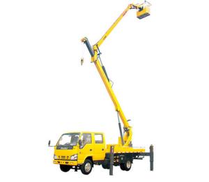 Wholesale XCMG Rotary Platform Boom Lift Truck , Three Telescopic Arms from china suppliers