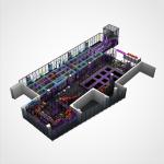 Adults Ninja Course Playground For Sports Park Family Sports Center