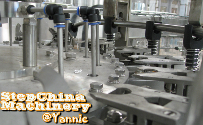 Bottled Drinking Water Filling Machine with PET Bottle Blowing Molding System Valves