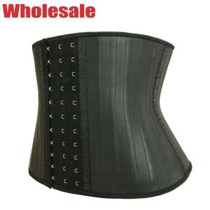 Wholesale Stomach Trimmer Belt Short Torso Waist Trainer 25 Steel Boned Corset 3 Rows Hook from china suppliers