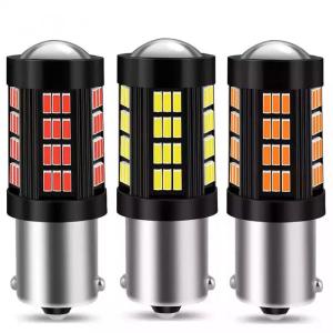 Wholesale 1157 1156 4014 66 SMD LED Brake Light Cars Reversing Interior LED Bulbs Auto Canbus from china suppliers