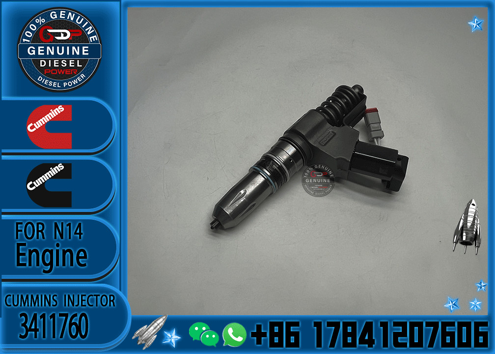 Common Rail Fuel Injector 4307795 3411767 3411759 3411381 For Cummins QSN14 N14 Engine