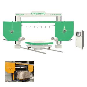 China 15kw 3500x3500x2100mm Max Cutting Size PLC Diamond Wire Saw Block Trimming Machine for Granite Marble on sale