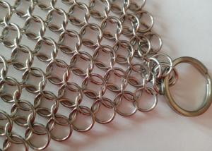 Wholesale 316SS Chain Mail Scrubber 6x6inch As Home Cookware Kitchen Tool from china suppliers