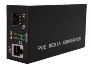 Wholesale 10/100/1000Mbps POE Media Converter 1 POE Ethernet Port And 1 SFP Port from china suppliers