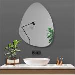 Customized Size Beveled Glass Beauty Salon Makeup Furniture for Bathroom