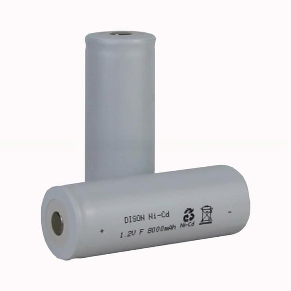 Rechargeable NiCd KRH33/91 F 1.2V 7Ah -40C Low Temperature Battery Cells