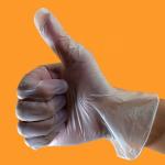 Soft Latex Free Disposable Vinyl Glove Powder Free Puncture Resistance