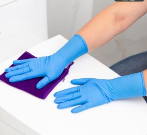 Wholesale Disposible Powder Free Nitrile Gloves Blue Black Color Size From S To XL from china suppliers