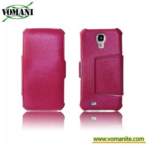 Wholesale Heat pressing Leather cover Stand Case  for  Samsung Galaxy S4 i9500 from china suppliers