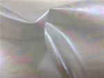 Shining Dream Cream Color Garment Leather Fabric 0.07mm For Light Or Wadded