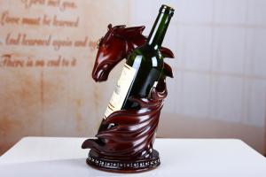 Wholesale The horse wine rack Home decoration Gift gift from china suppliers