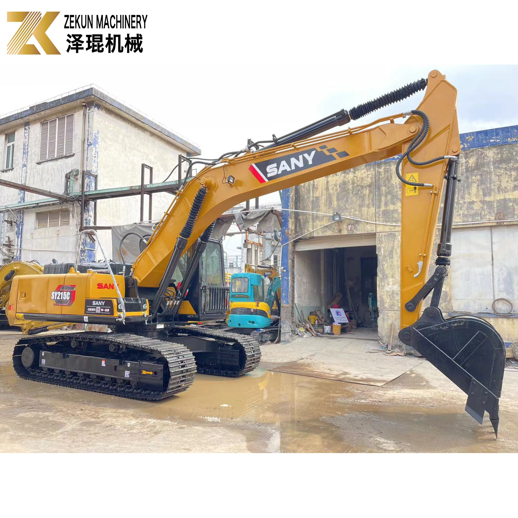 Good Performance 21Ton SANY Sy215c Crawler Excavator at 90% Condition and Reasonable