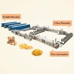 Electric Heating Full Auto Frozen French Fries Making Machine 100kg 300kg 500kg