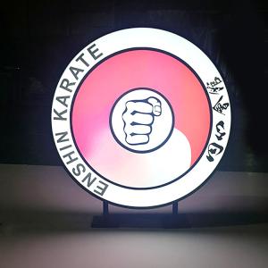 Wholesale Colorful Round Personalised Light Box Crylic Sheet Covers Easily Changing Screen from china suppliers
