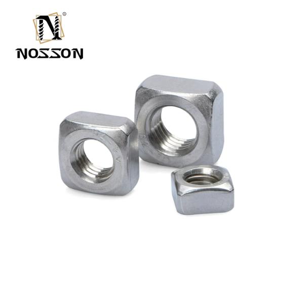 Zinc Plated Stainless Steel DIN Standard Thin Square Nut for Fastener Product in Food Beverage Application