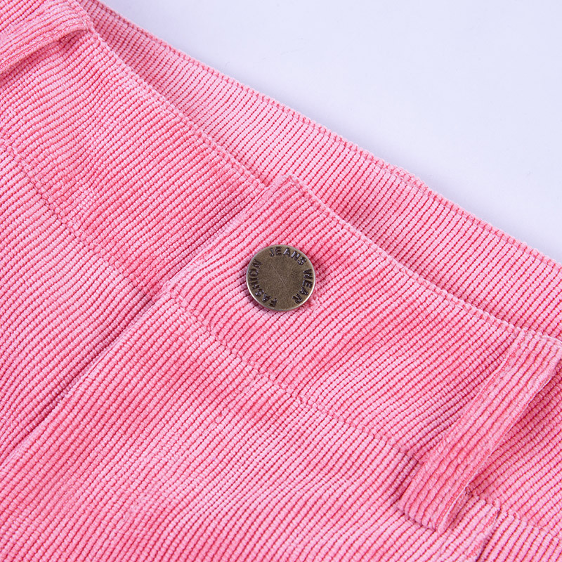 102cm Women Corduroy Bell Bottom Pants