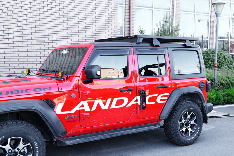 Off Road 4x4 Vehicle Accessories Black Roof Luggage Rack for Wrangler Expand Storage Space