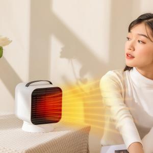 Wholesale Bedroom AC220V Indoor Electric Fan Heater 1000W Small Ptc Ceramic Desk Heater from china suppliers
