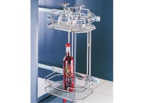 Wholesale Loadable Pull Out Storage Baskets For Cups / Bottles / Tall Glasses 300 / 700 MM from china suppliers