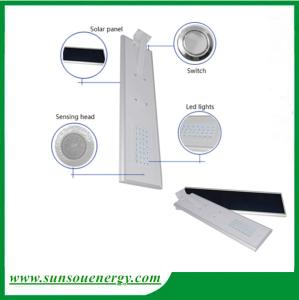 Wholesale Outdoor led solar street light / 50w led all in one solar street light / integrated solar street light easy installation from china suppliers