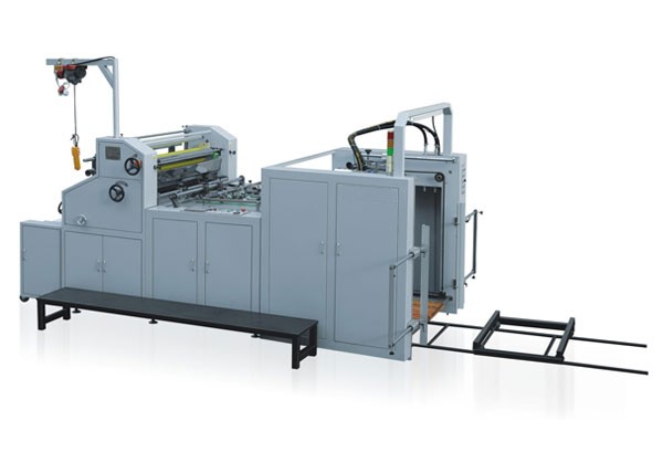 Automatic Water - Soluble Roll Laminator Machine With Collecting Rewinder