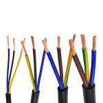 Round 25mm x 3mm 300mm Copper Electric Cable for Construction Tools and