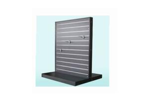 Wholesale Black Commercial Store Display Fixtures MDF Material , Customized Pegboard Display Stand from china suppliers
