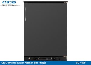 Wholesale SS Cabinet Under The Counter Wine Chiller Glass Door Beer Fridge 108L Volumn from china suppliers
