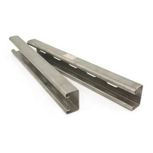 Wholesale 80-300mm Height Slotted Steel C Channel For Durable Construction 20mm Curl Width Excellent Corrosion Resistance from china suppliers