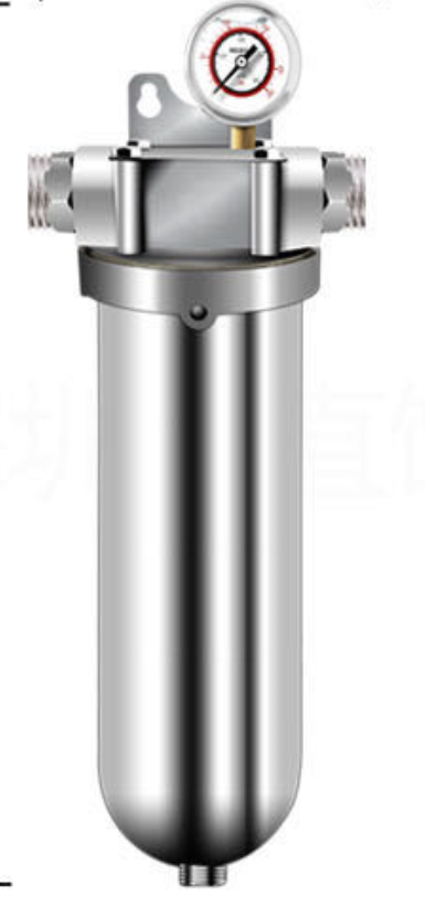 Water Purification 304 Stainless Steel Single Core Pre Coarse Filter for Liquid Media