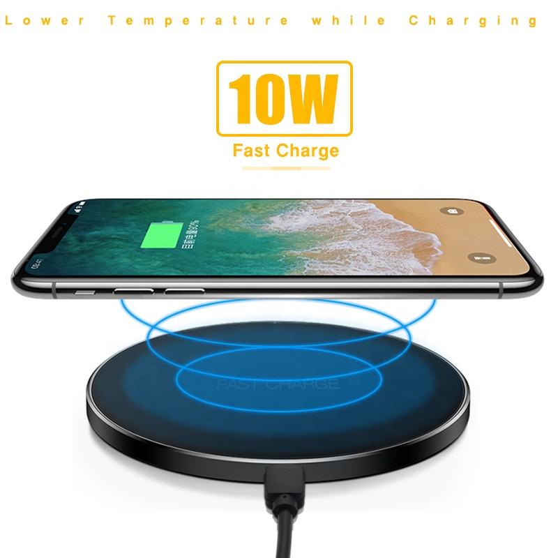 10watt 5v 2a Fast Phone Charging Pad For Android , Mic Port