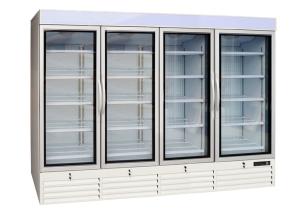 Wholesale Grocery 60Hz 1750L Four Glass Doors Merchandiser Freezer from china suppliers