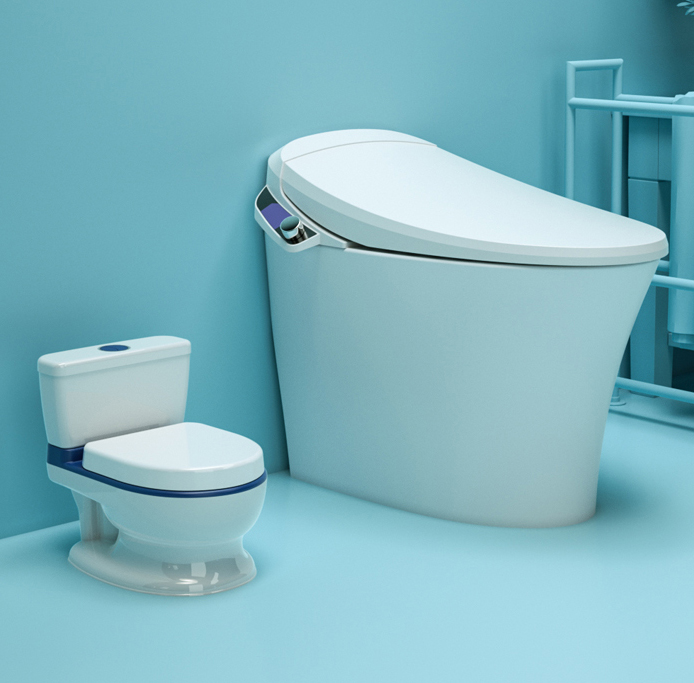 Eco Friendly Print Baby Potty Trainer Music Sound Toilet Lightweight Potty Training Seat for Kids