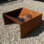 Garden Wood Burning 3mm Thick Outdoor Steel Fire Pit Assembly Required