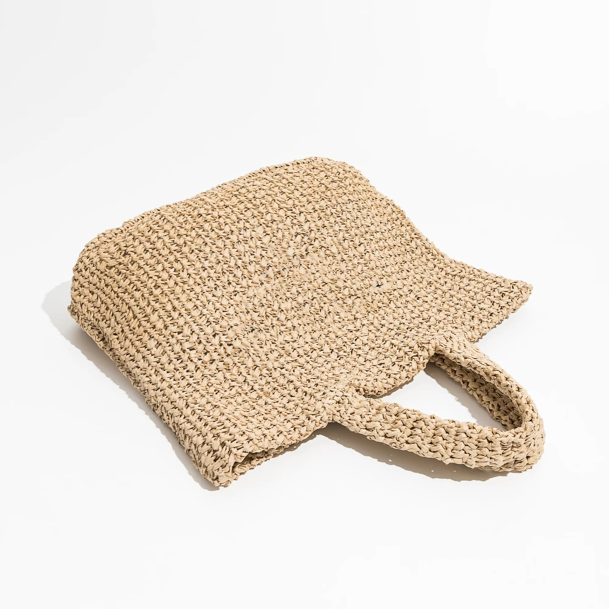 Ladies Bags Leather Handbags Handmade Eco-Friendly Beach Raffia Bags Embroidery Paper