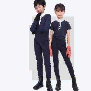 Wholesale Customized Knee Patch Riding Breeches Silicone Grip Childrens Horse Riding Leggings from china suppliers