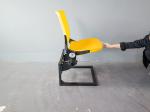 TUV Standard Riser Mounted Brackets Plastic Stadium Chair