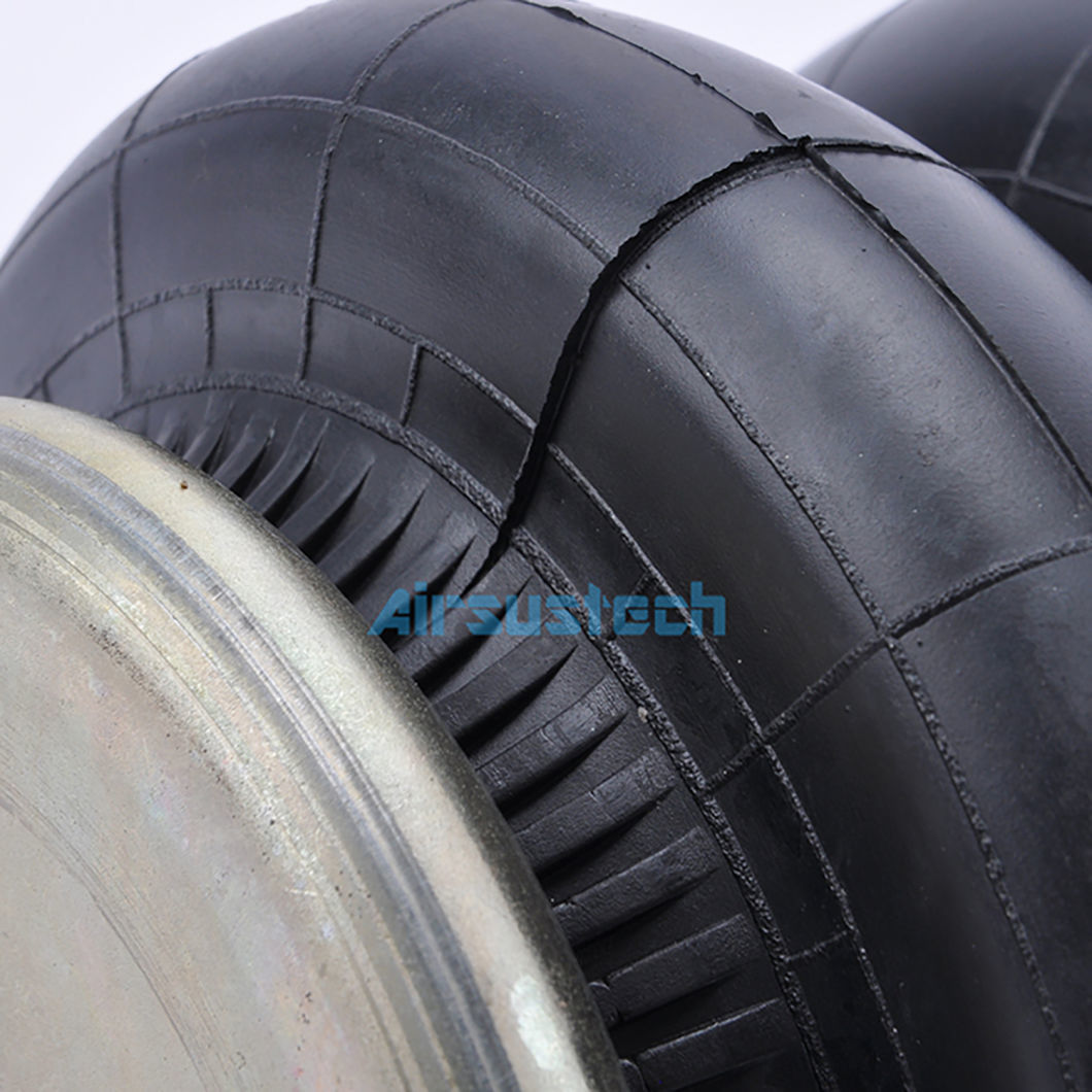 Pneumatic 3b5180 Triple Convoluted Rubber Air Spring 1/2NPT Air Hole