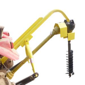 Wholesale 100*100mm Boom Fence Post Digger Farms Towable Hydraulic Auger from china suppliers