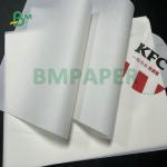30gsm 50gsm Bleached 100% Foodgrade Greaseproof Paper For Hamburg Wrapped 11 X