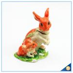 Handmade Lovely Rabbit Trinket Box For Decorative Jewelry Box SCJ596