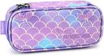 mibasies Kids Pencil Case for Girls and Boys Soft Rainbow Pen Box Pouch (Rainbow