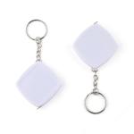 2m Mini Keyring Black Steel Gift Body Measuring Tape Handy Essential Tool