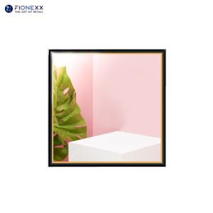 Wholesale 22inch Square LCD Display with Mirror Glass Black Gold Frame Digital Signage from china suppliers