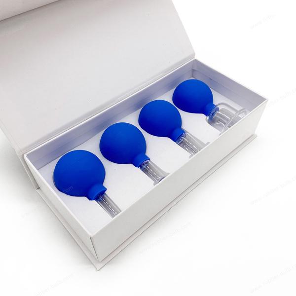55mm Medical Grade Glass PVC Massage Cupping Cup Set Suction Therapy good for