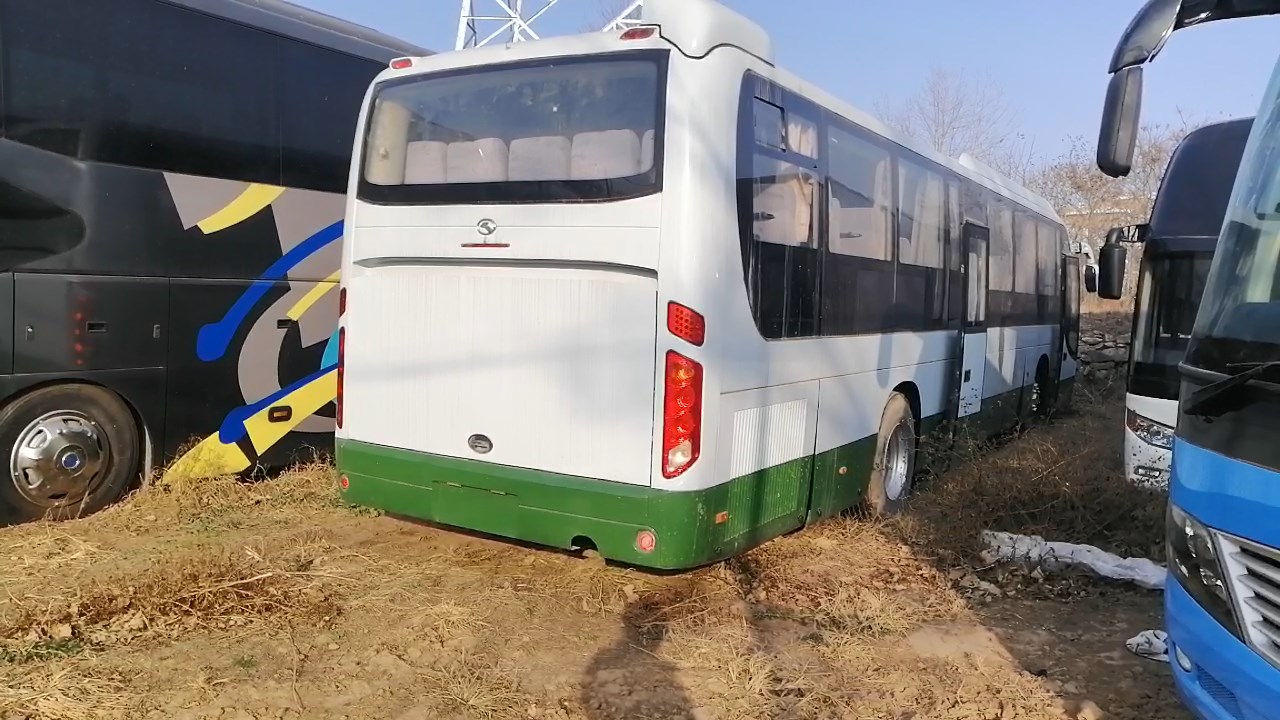 Customer's Requirement Euro 3 Emission Standard 60 Seater Luxury Diesel Coach Bus