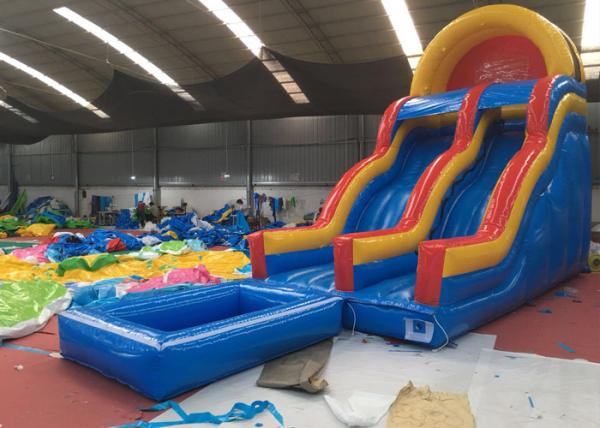 Durable Kids Blow Up Water Slide / Eco - Friendly Portable Inflatable Water