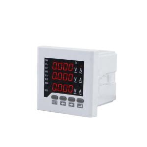 Wholesale CN-3UIF73 80*80 mm Three Phase current voltage frequency AVHZ Meter from china suppliers