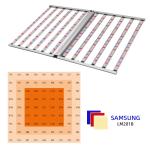 Plant Growth Under White Light 1200W Foldable One Channel Dimming Grow Lights